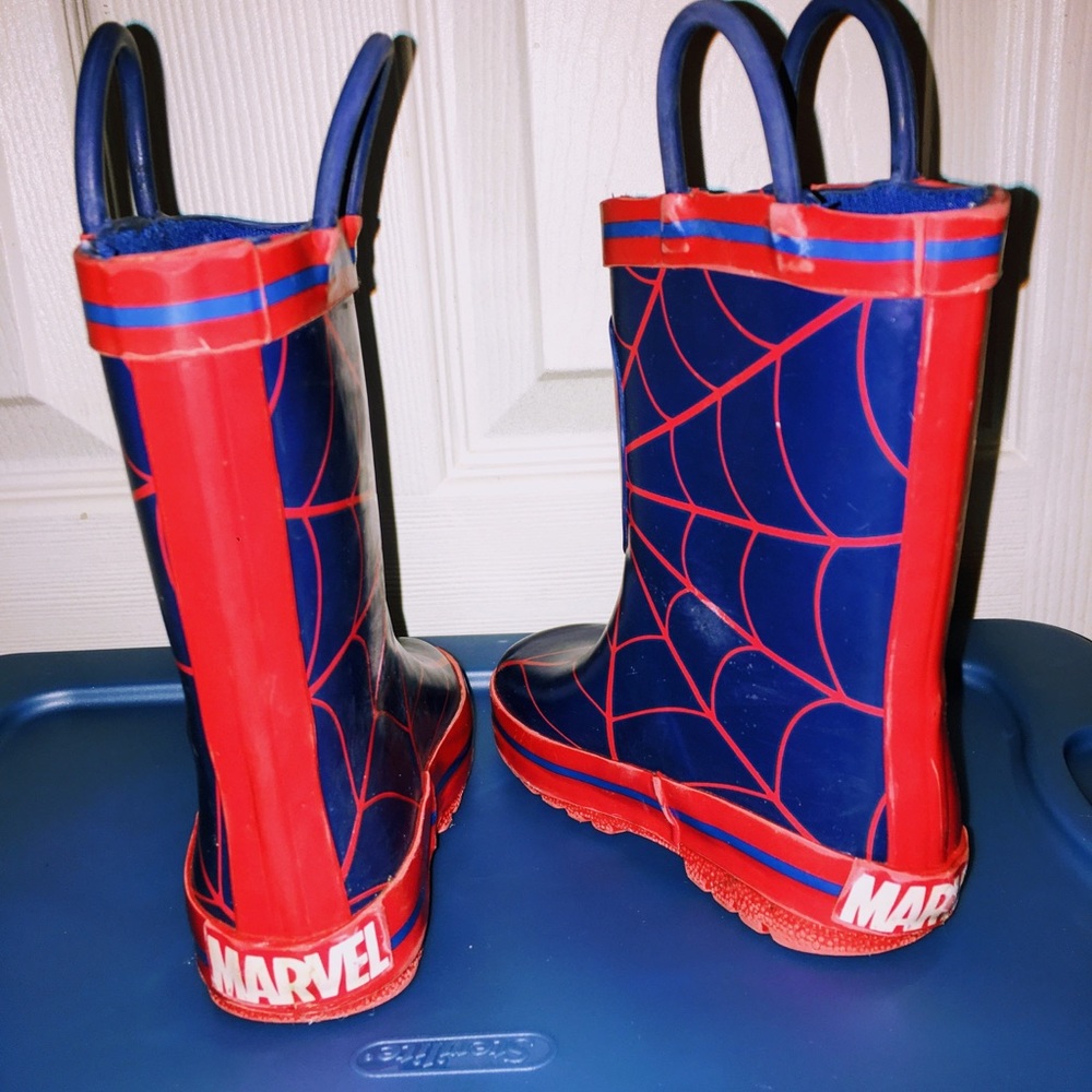 Spiderman Rainboots toddler 9